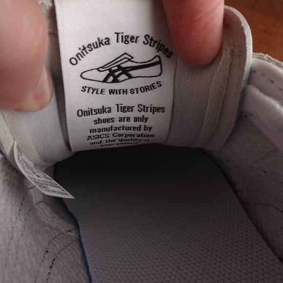 Onitsuka Tiger Sneakers Mens SZ 7.5 White Black FB Trainer Casual Athletic Shoes - Picture 14 of 16